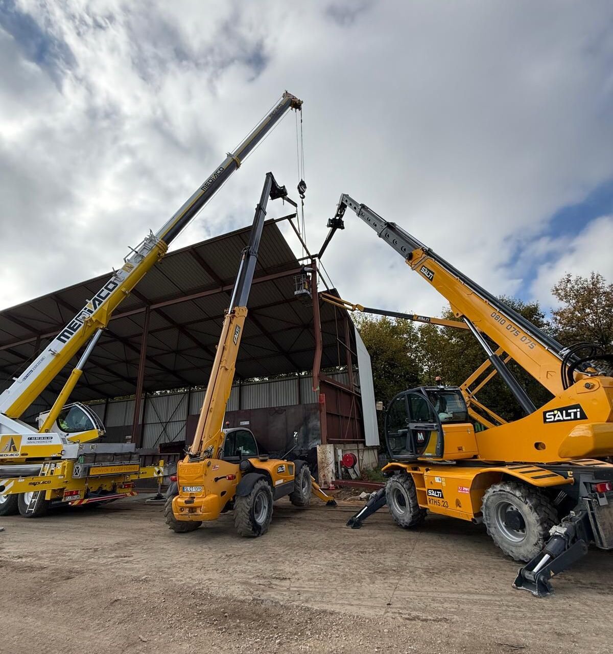 Installation sur chantier